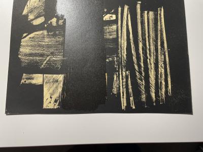 Pierre SOULAGES- Lithographie n°9, 1959 - Lithographie originale 2