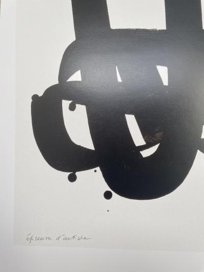 PIERRE SOULAGES (d’après) - AFFICHE D’APRÈS LA LITHOGRAPHIE N° 29 2