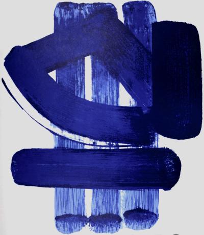 Pierre Soulages - Dynamic Museum-Dakar, 1974 - Lithographic poster 2