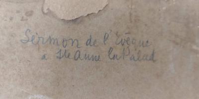 Maurice DENIS - Sermon de l’Evêque à Sainte Anne la Palud, circa 1930-1934 - Huile sur carton signée 2