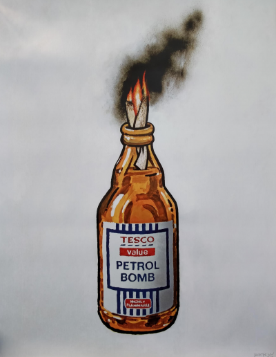 BANKSY - Tesco Petrol Bomb, 2011 - Affiche 2