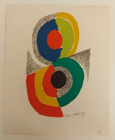 Sonia DELAUNAY - Rythmes et couleurs VI, 1971 - Lithographie originale signée au crayon 2