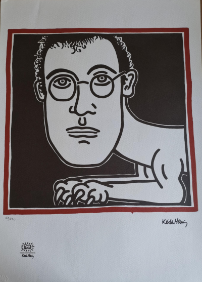 Keith HARING (d’après)  - Autoportrait en sphinx - Sérigraphie 2