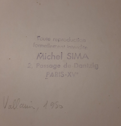 Michel SIMA - Portrait de Picasso - Photographie 2