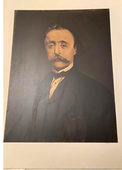 Adolphe MONTICELLI (d’après) - Portrait  du maitre - Lithographie 2