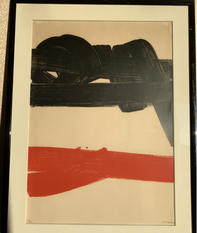 Pierre SOULAGES -  Lithographie 27,1969 - Lithographie signée et numérotée au crayon 2