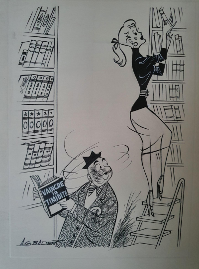 Albert-Georges BADERT - Vaincre la timidité - Dessin 2