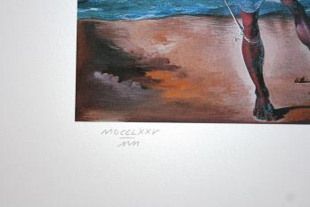 Salvador DALI (1904-1989) - Le navire, 1988, Lithographie originale 2