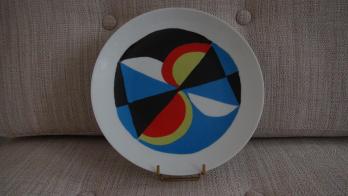 Sonia DELAUNAY (1885-1979) (d’après) - Assiette en Porcelaine édition Artcurial 2