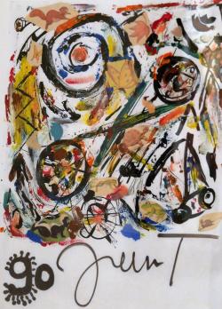 Jean Tinguely - Composition - Gouache , felt tip and collage on paper 2