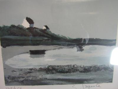 Georges Laporte Lithographie sur papier signée au crayon 2