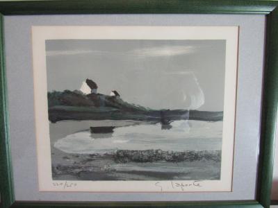 Georges Laporte Lithographie sur papier signée au crayon 2