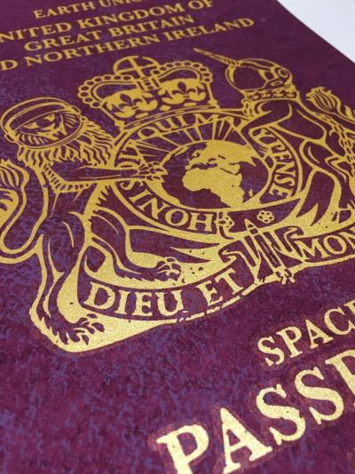 Imbue - Long Haul, Space passeport, 2019 - Lithographie signée au crayon 2