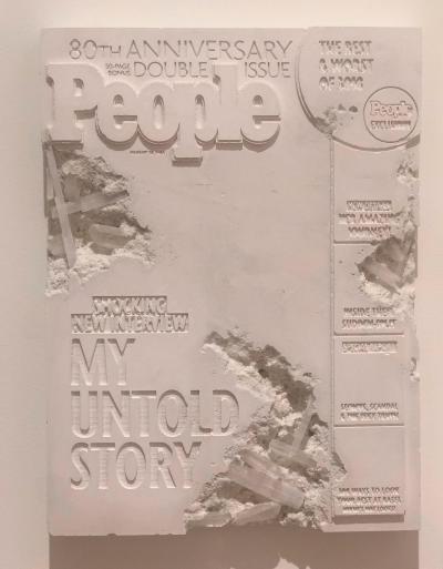 Daniel ARSHAM - Selenite Eroded People Magazine, 2019 - Sculpture (pièce unique) 2