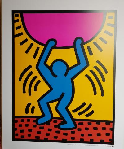 Keith HARING (d’après) - International youth year, 1985 - Sérigraphie 2