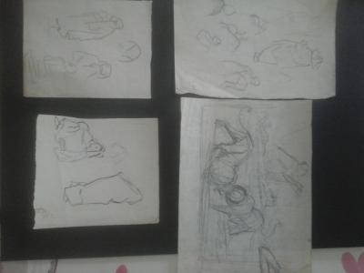 Alfred DEHODENCQ - Etudes au crayon - Suite de dessins 2