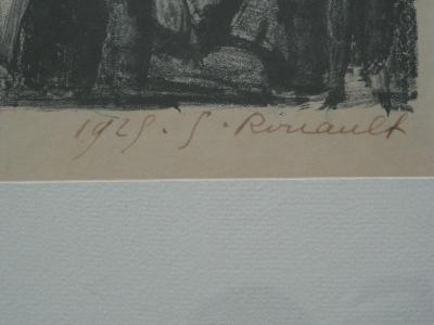 Georges ROUAULT - Christ en croix, 1925 - Lithographie signée au crayon 2