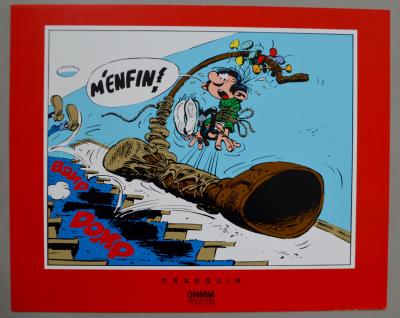 André Franquin - Le gaffophone, 1991 - Sérigraphie 2