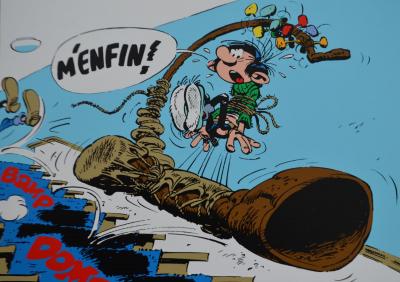 André Franquin - Le gaffophone, 1991 - Sérigraphie 2