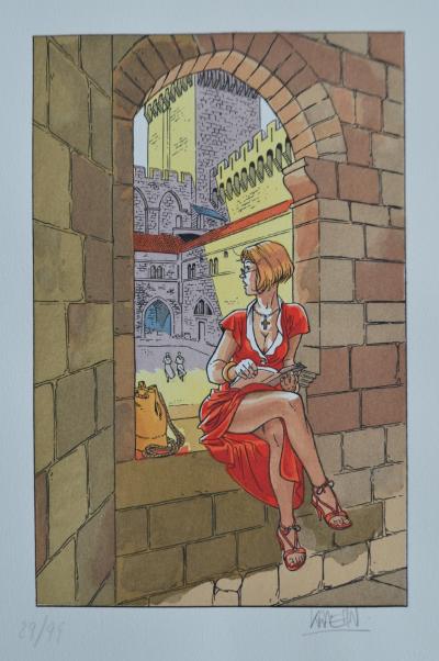 Jean-Charles Kraehn - La religieuse - Pochoir 2