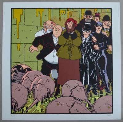 Jacques Tardi - Le mystère des profondeurs, 1998 - Sérigraphie signée au crayon 2