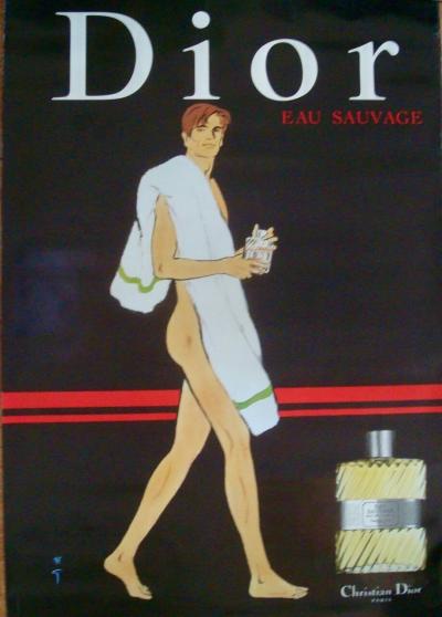 René GRUAU - Affiche Dior Eau Sauvage  - Affiche 2