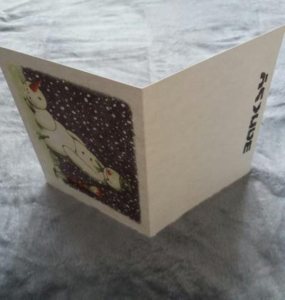 Banksy (after) - Rude Snowman - Christmas Card 2