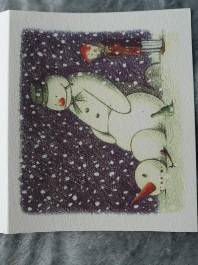 Banksy (after) - Rude Snowman - Christmas Card 2