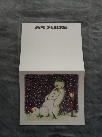 Banksy (after) - Rude Snowman - Christmas Card 2