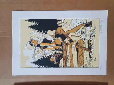 Félix Meynet - FOule M - Le Chamois Blanc, 1999 - Edition originale et sérigraphies signées 2