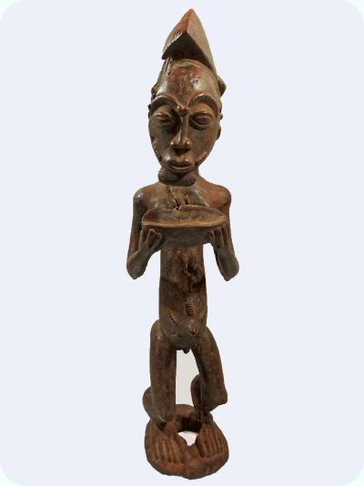 Afrique - Statue en bois dur 2