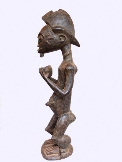 Afrique - Statue en bois dur 2