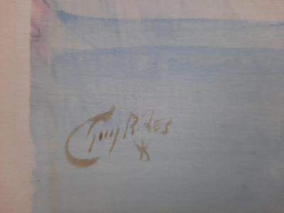 Guy RIBES - Le Lac - Aquarelle 2