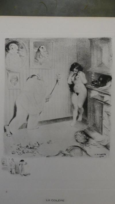 Adolphe WILLETTE - Les 7 péchés capitaux - Ensemble de 7 lithographies 2