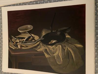 André DERAIN (d’après) - Nature morte aux poissons - Lithographie 2