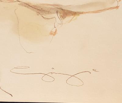 Jürgen GÖRG - Conversation sur l’oreiller, 2002  - Gouache sur carton 2