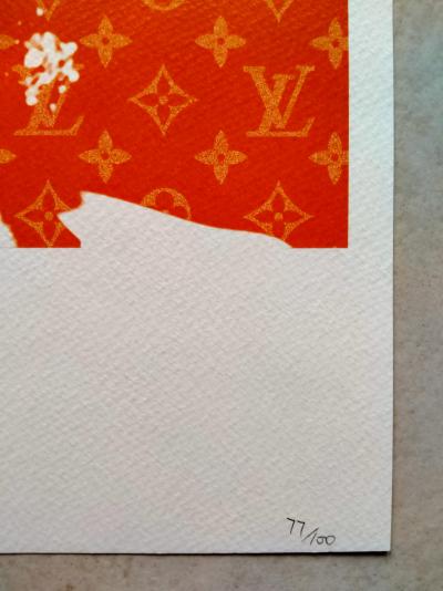 Death NYC - Marilyn Monroe LV orange - Sérigraphie signée 2