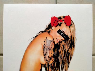 Death NYC - Nude model skate LV, 2017 - Sérigraphie signée 2