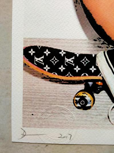 Death NYC - Nude model skate LV, 2017 - Sérigraphie signée 2
