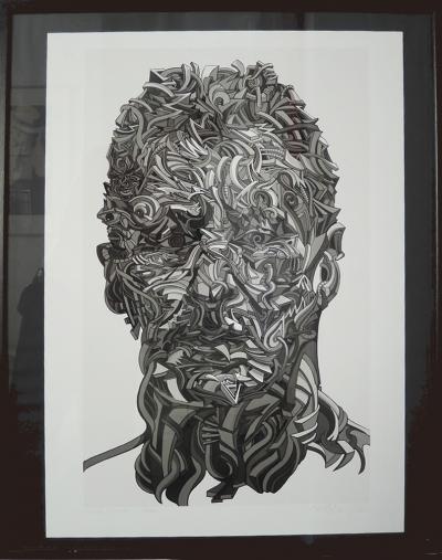 Marchal MITHOUARD - Etude Lucian Freud, 2013 - Sériegraphie 2