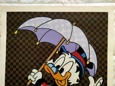 Gomor - Raining Money (Picsou LV) - Impression Giclée signée 2