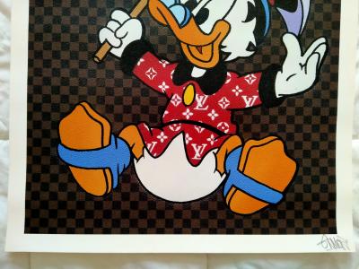 Gomor - Raining Money (Picsou LV) - Impression Giclée signée 2