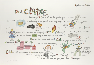 Niki DE SAINT PHALLE - Dear Clarice, 1983 - Lithograph 2