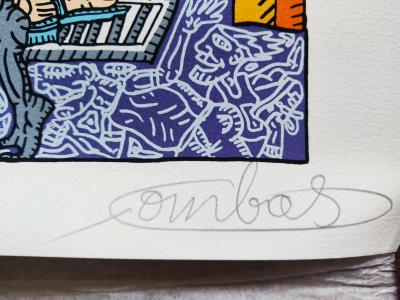 Robert COMBAS - Paris, année punk, 2006 - Sérigraphie originale signée au crayon 2