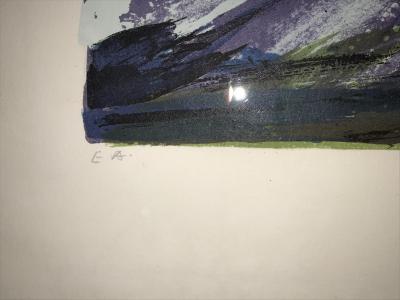 ZAO Wou-Ki - Sans titre, 1973 - Lithographie signée au crayon 2