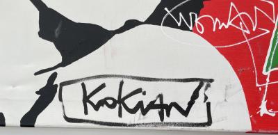 Kokian - Marilyn Dollars - Acrylique sur toile 2