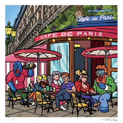 Epreuve D’artiste Café De Paris                  Edition numerotee 2