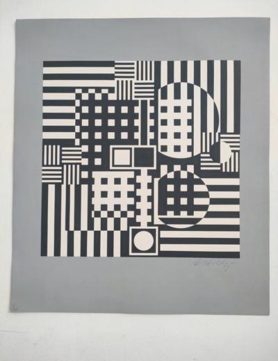 Victor Vasarely (1906-1997) - Pleione - Sérigraphie en couleurs 2