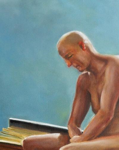Adina Lohmuller (Lupan) ’Fight for your love’ - Original oil on canvas 2