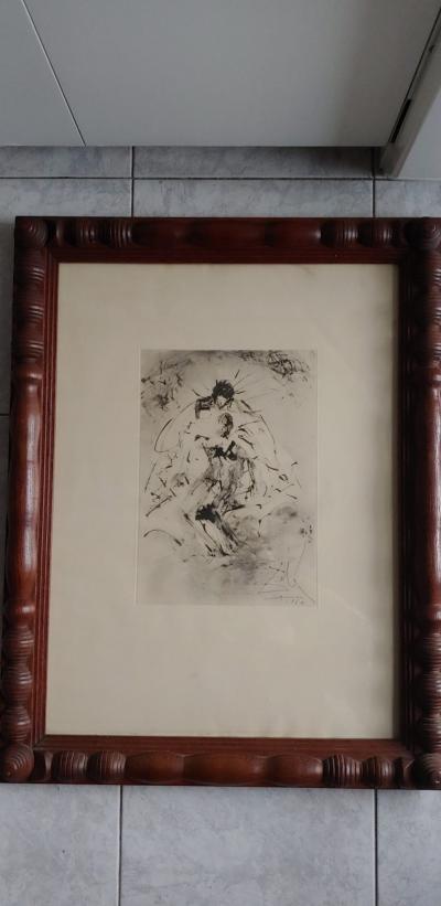 Dali - Piéta, 1960 - Sérigraphie sous verre 2